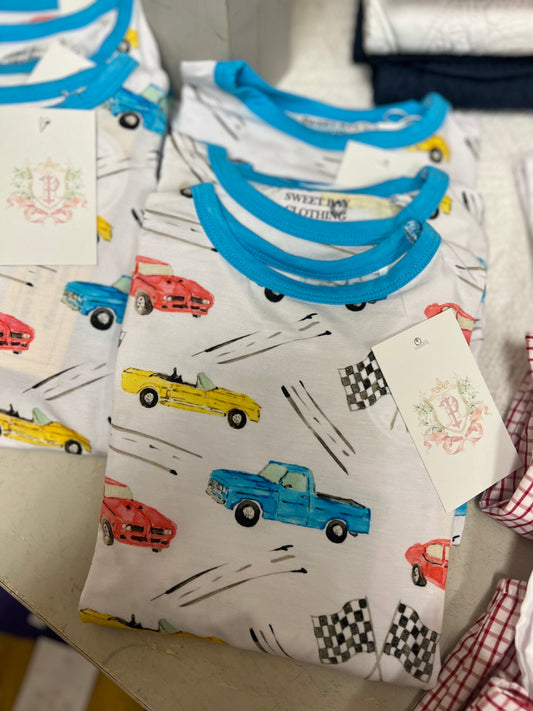 Crusin Cars Pajama Pant Set