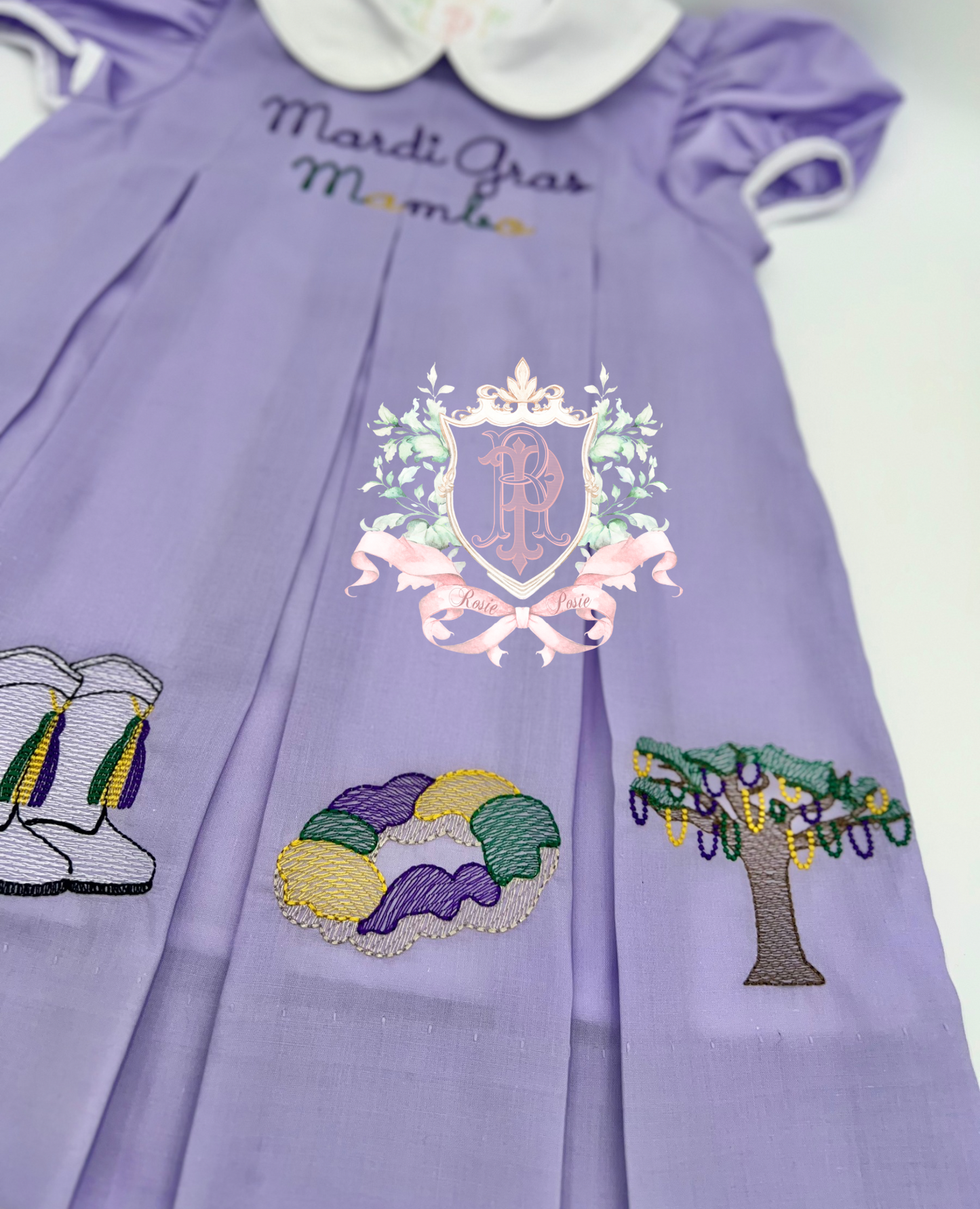 Mardi Gras Mambo Pleated Dress