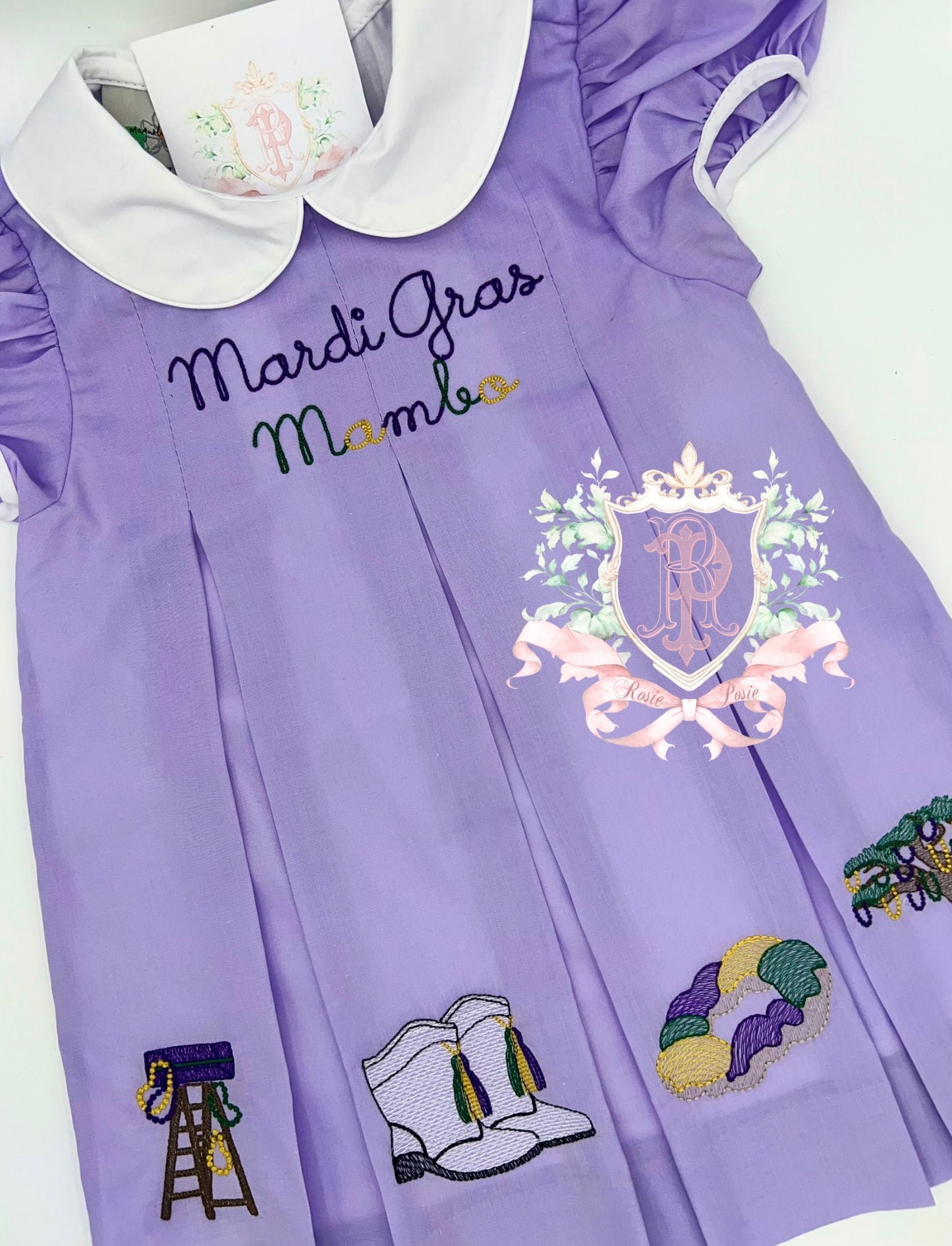 Mardi Gras Mambo Pleated Dress