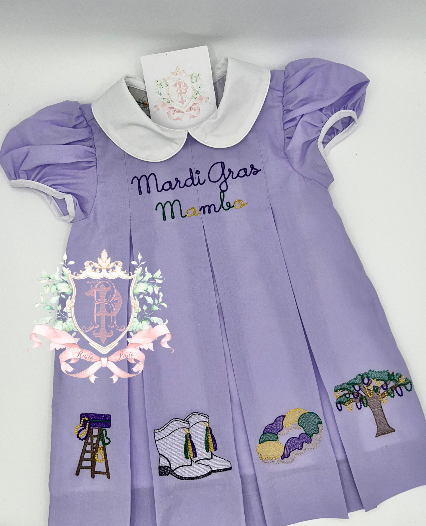 Mardi Gras Mambo Pleated Dress