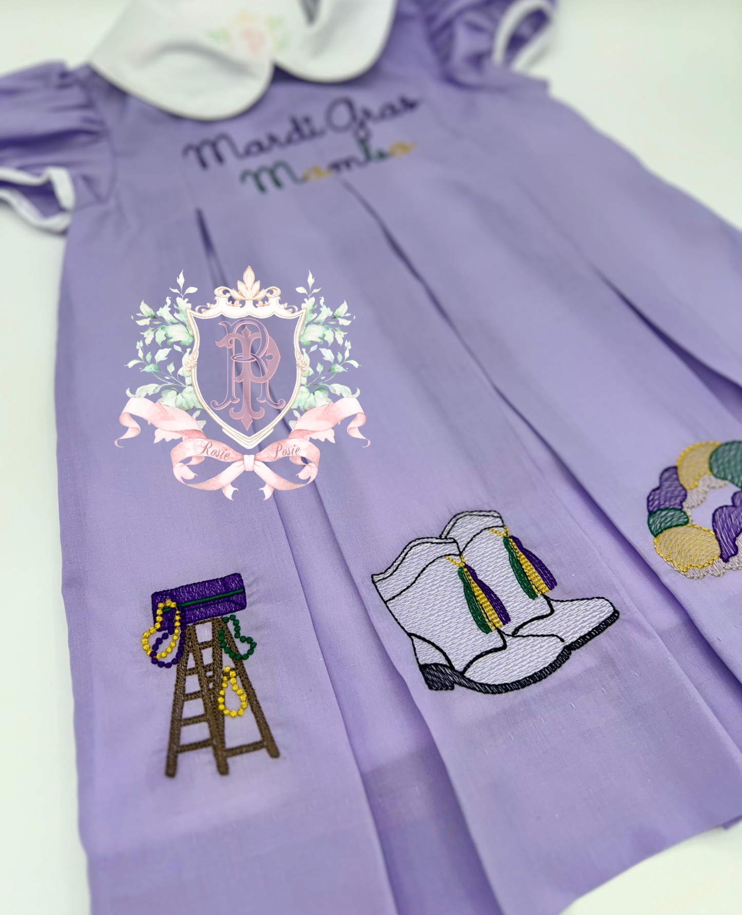 Mardi Gras Mambo Pleated Dress